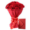 Red Roses N Greeting Card